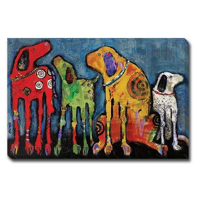 Best Friends by Jenny Foster Oversize Gallery Wrapped Canvas Giclee Art (30 in x 45 in, Ready to Hang)
