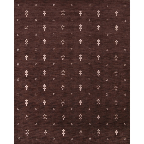 Gabbeh Hand Made Woolen Indian Oriental Area Rug Tribal Carpet - 10'1" x 8'3"
