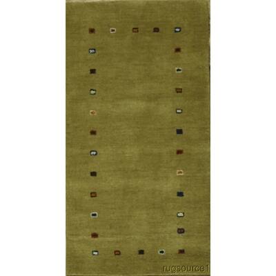 Porch & Den Benburb Hand-knotted Woo Oriental Area Rug - 4'5" x 2'4"
