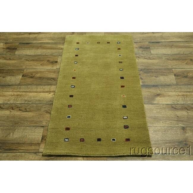 Porch & Den Benburb Hand-knotted Woo Oriental Area Rug - 4'5" x 2'4"