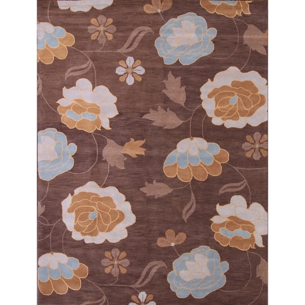 Gracewood Hollow Zani Hand-tufted Wool Oriental Area Rug - 6'5" x 4'3"