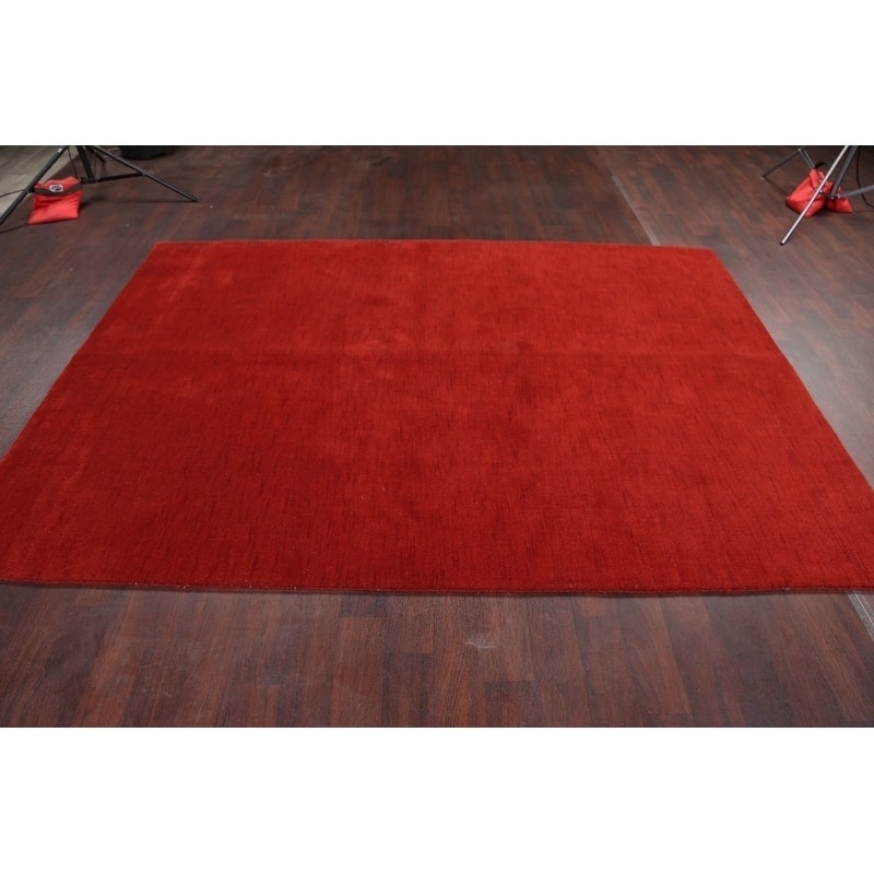 Strick & Bolton Francesco Handmade Wool Area Rug - 9'6" x 6'6"