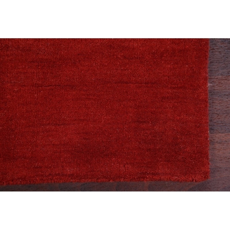 Strick & Bolton Francesco Handmade Wool Area Rug - 9'6" x 6'6"