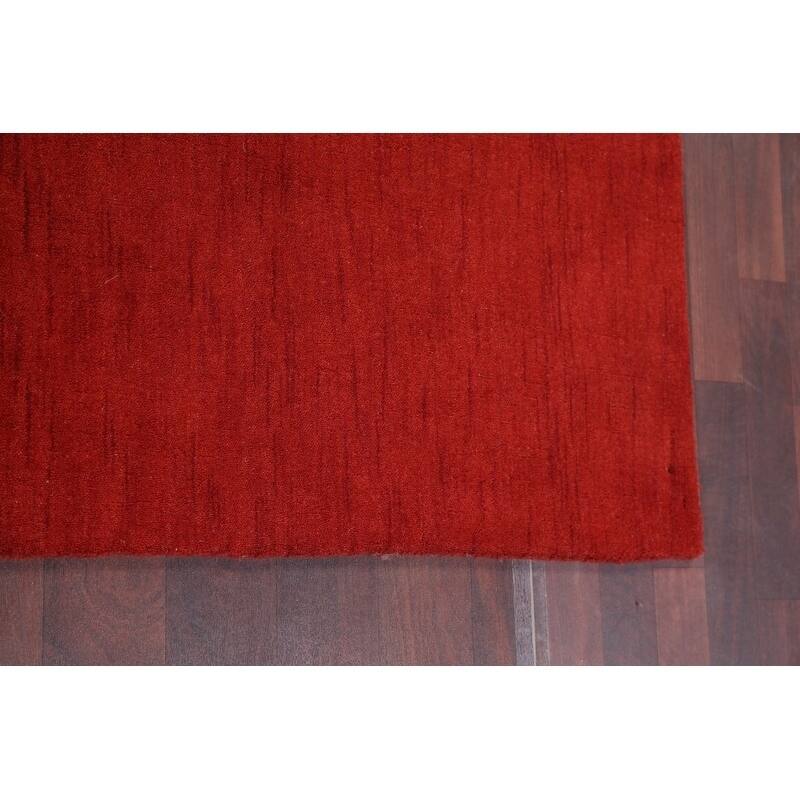 Strick & Bolton Francesco Handmade Wool Area Rug - 9'6" x 6'6"