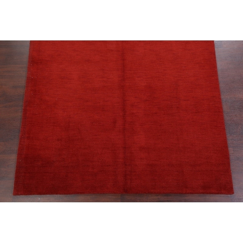 Strick & Bolton Francesco Handmade Wool Area Rug - 9'6" x 6'6"