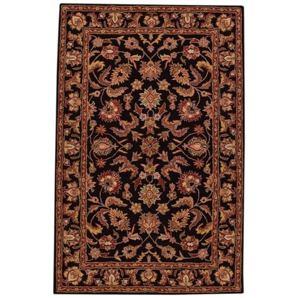 Gracewood Hollow Darraj Tufted Blend Oushak Floral Oushak Rug - 11'3" x 8'0"