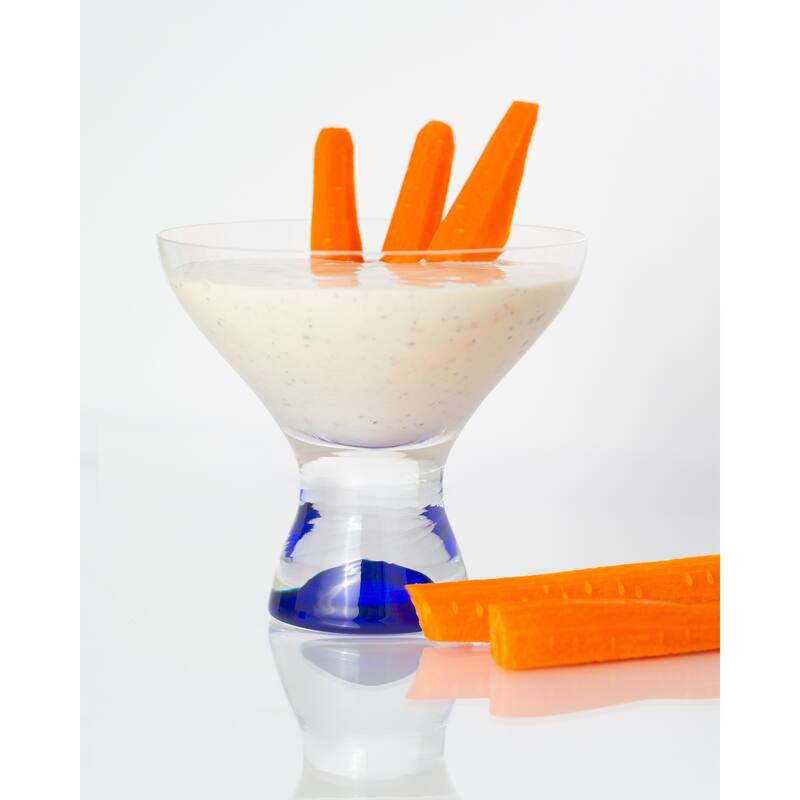 Samba Martini / Dessert Glass 11oz Set/6 Blue