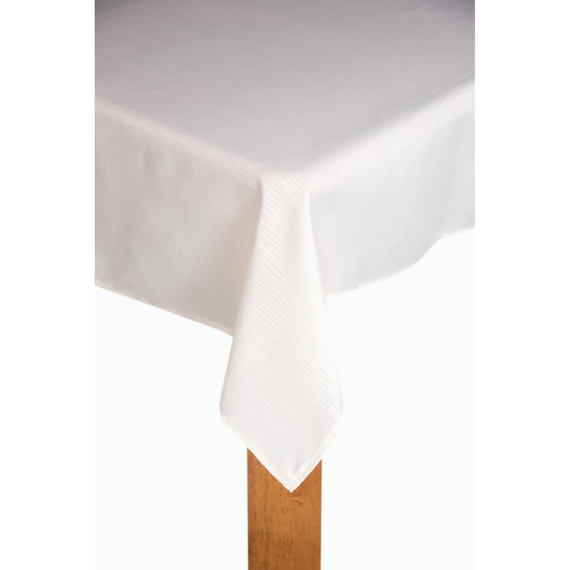 Oxford Solid Tablecloth - 52x70 - Ivory