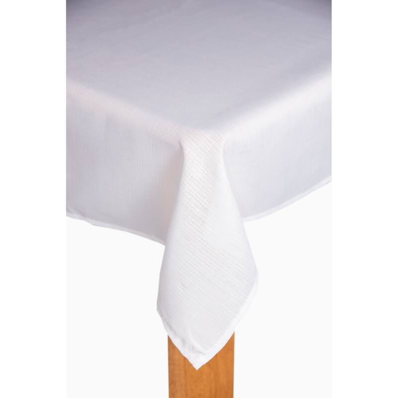 Oxford Solid Tablecloth - 52x70 - White