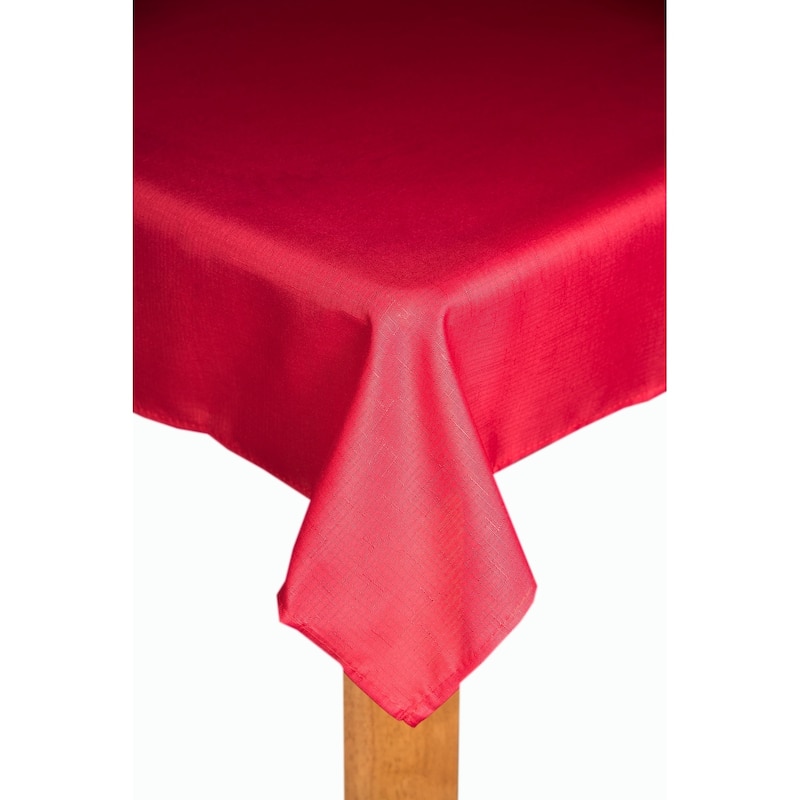 Oxford Solid Tablecloth - 52x70 - Red