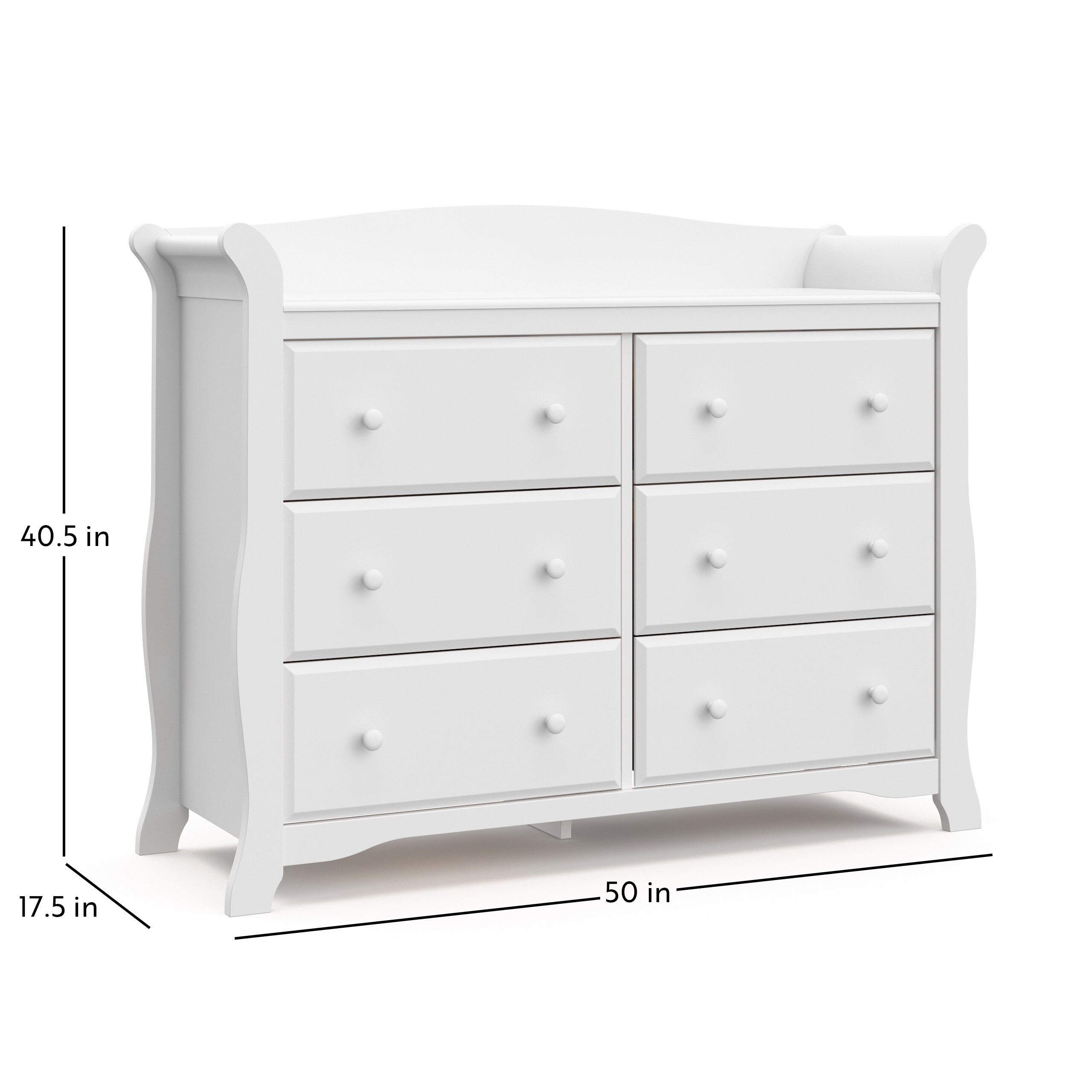 Shop Storkcraft Avalon 6 Drawer Dresser Elegant Style With 6