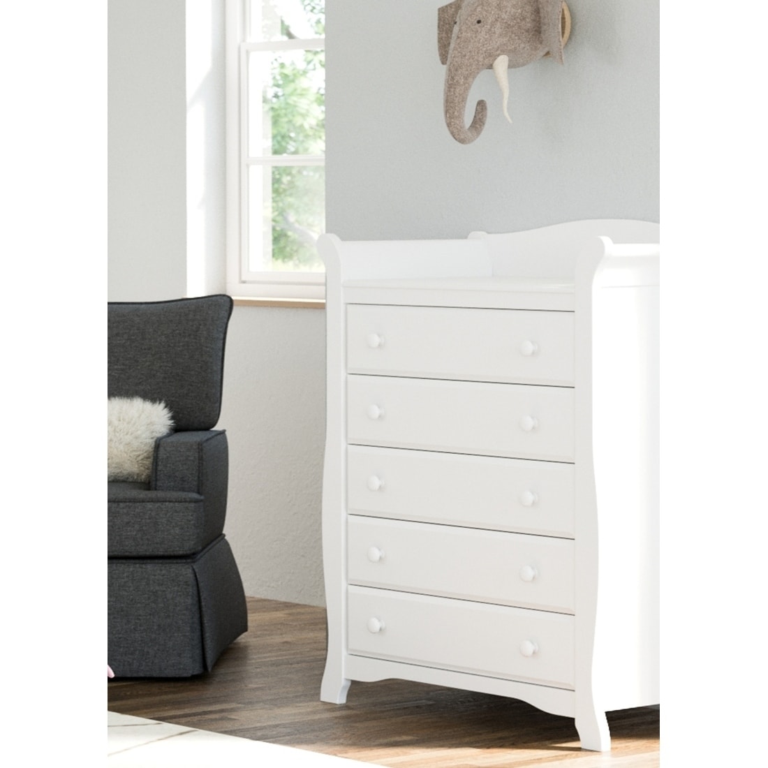 storkcraft 5 drawer dresser