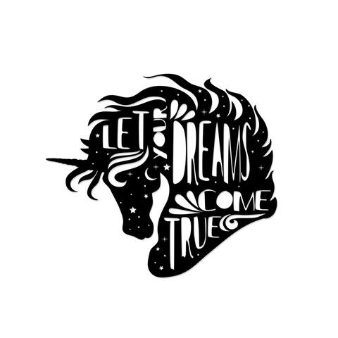 Porch & Den Haines Unicorn Dreams Steel Wall Art