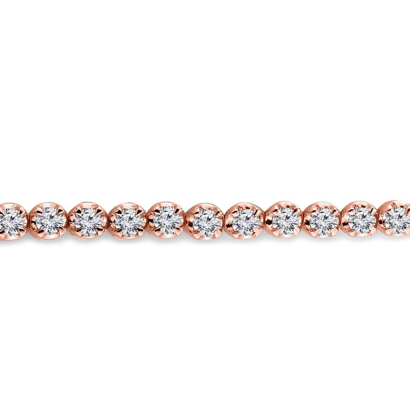 Auriya 1 carat TW Diamond Bolo Bracelet Adjustable 14k Gold