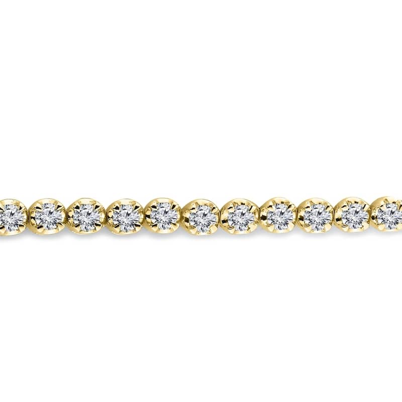 Auriya 1 carat TW Diamond Bolo Bracelet Adjustable 14k Gold