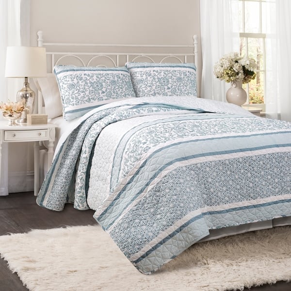 Lush Decor Nisha 3-piece Quilt Set - On Sale - Bed Bath & Beyond - 25673855