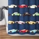 preview thumbnail 6 of 5, Lush Decor Race Cars Shower Curtain - 72" x 72"