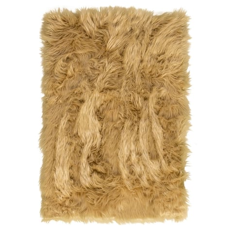 Brown Faux Fur Rugs Find Great Home Decor Deals Shopping At Overstock