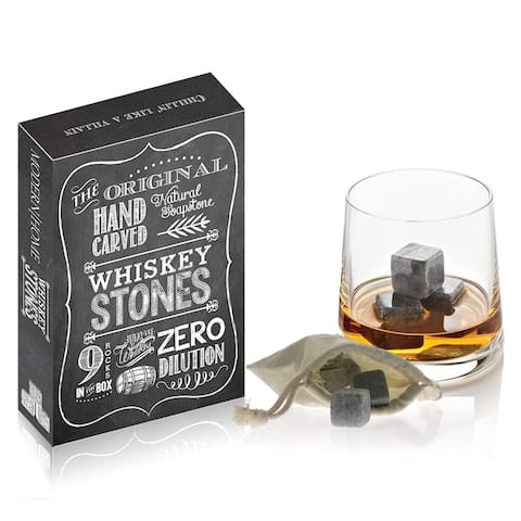 The Original Hand Carved 100 Percent Natural Soapstone Whiskey Stones
