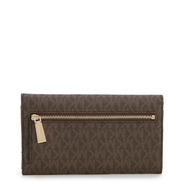 michael kors signature trifold wallet