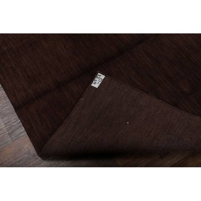 Gabbeh Indian Solid Area Rug Oriental Handmade Wool - 6'6" x 9'9"