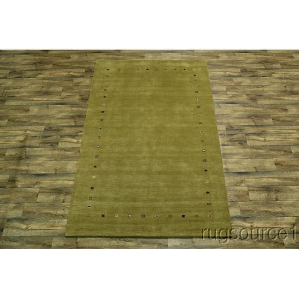 Porch Den Blamon Yellow Hand Knotted Wool Oriental Area Rug 9 11 X 6 7 Overstock 25682740