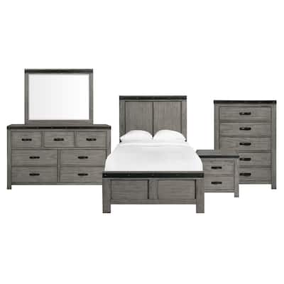 Picket House Furnishings Montauk Panel 5PC Bedroom Set