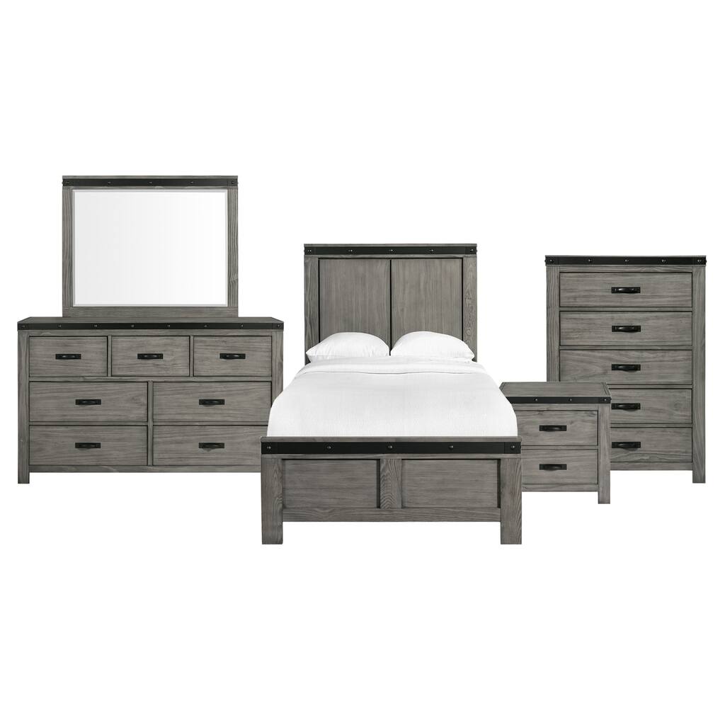 Picket House Furnishings Montauk Panel 5PC Bedroom Set