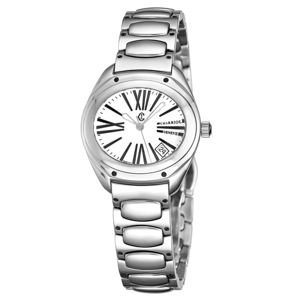 Charriol Women's FS.130.FS05 'The Force' Silver Dial Stainless Steel Quartz Watch. Opens flyout.