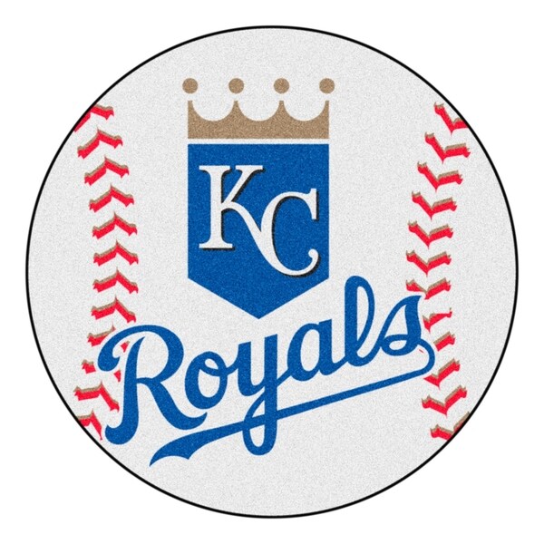 FANMATS MLB - Kansas City Royals Baseball Mat Ball Mat 27" diameter - 2'3" Round