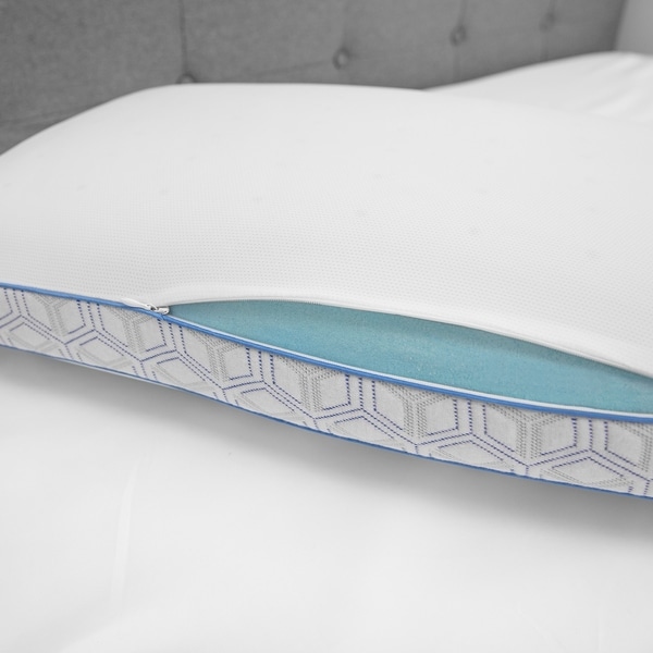 sensorpedic cooling memory foam body pillow