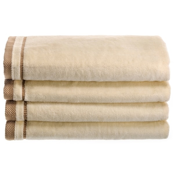 slide 1 of 6, Creative Scents Cotton Fingertip Towels 4 pc. Set 11x8 Inch