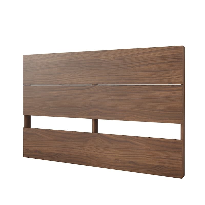 Nexera Identi-T 4 Piece Bedroom Set, White and Walnut
