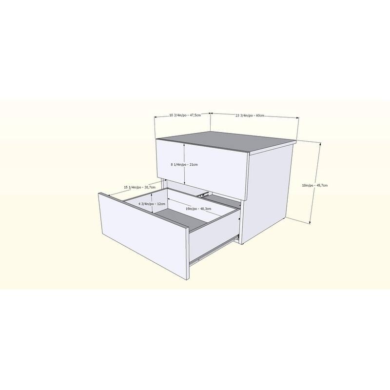 Nexera Esker 5 Piece Bedroom Set, Natural Maple and White