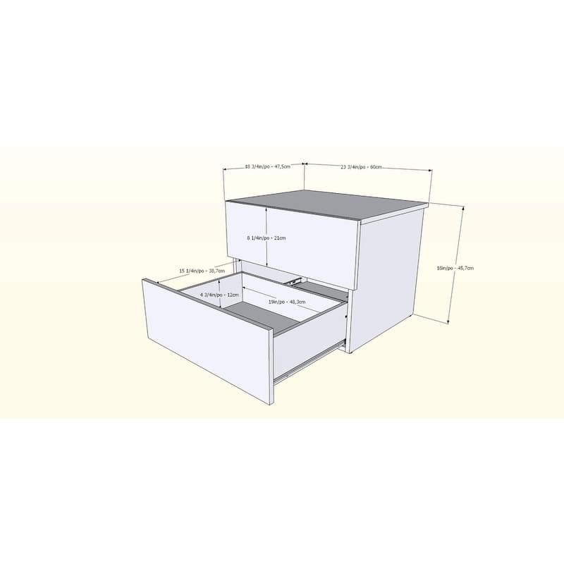 Nexera Esker 4 Piece Bedroom Set, Natural Maple and White