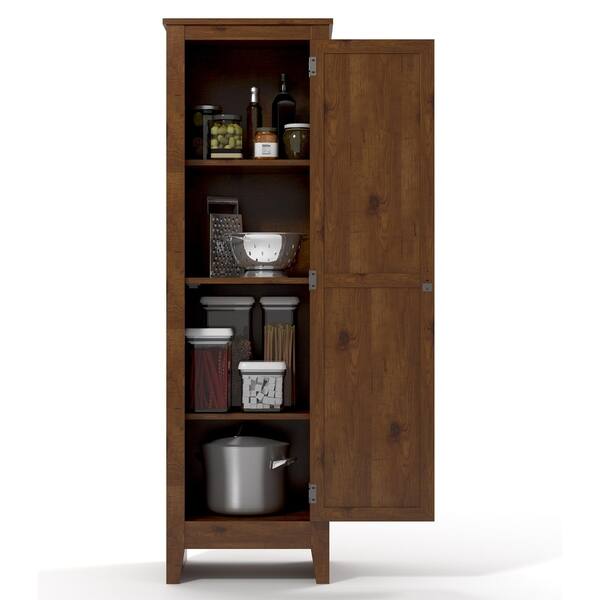 Shop Ameriwood Home Milford Pine Single Door Storage Pantry