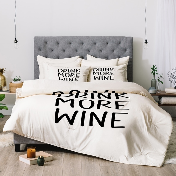 Deny Designs Wine 3-Piece Comforter Set. Opens flyout.