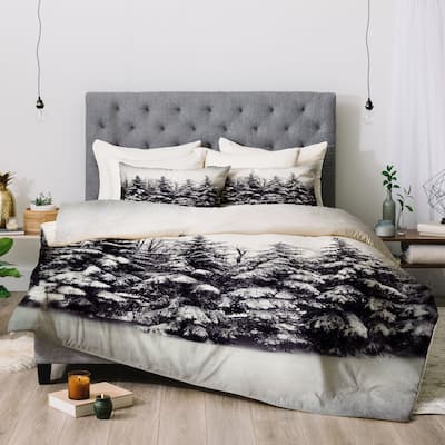 Deny Designs Snow Tree 3-Piece Comforter Set