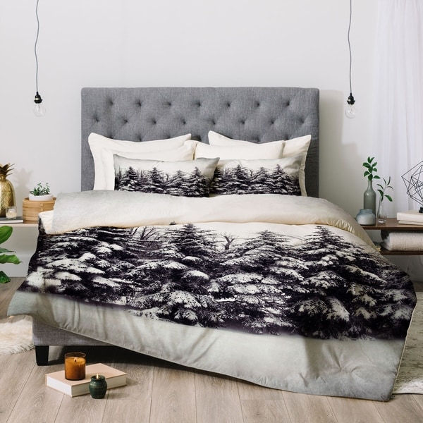 Deny Designs Snow Tree 3-Piece Comforter Set. Opens flyout.