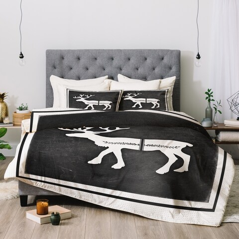 Deny Designs Reindeer 3-Piece Comforter Set