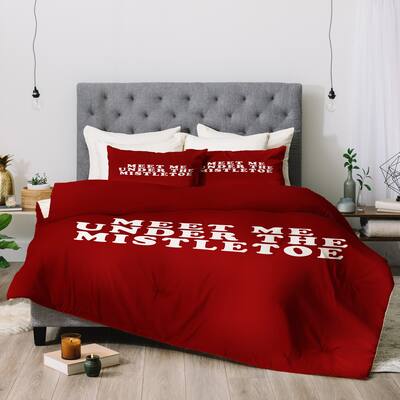 Deny Designs Mistletoe 3-Piece Comforter Set