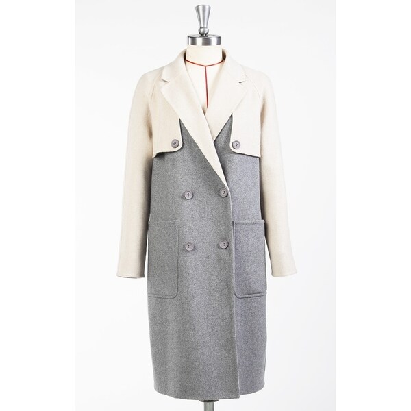 women's gray coat