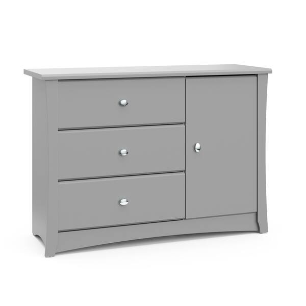 Shop Storkcraft Crescent 3 Drawer Combo Dresser 3 Spacious