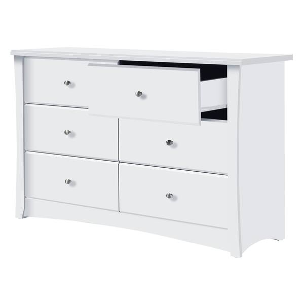 Shop Storkcraft Crescent 6 Drawer Chest Durable Stylish And