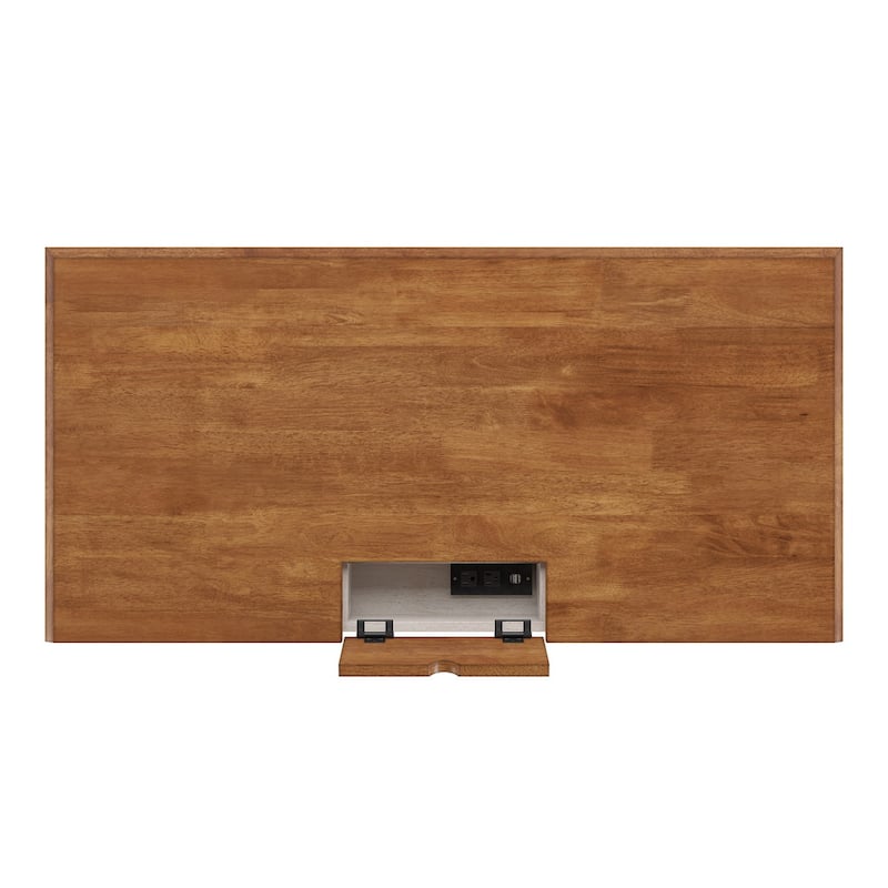 Oaklyn Antique 1-drawer Desk with Charging Station by iNSPIRE Q Classic