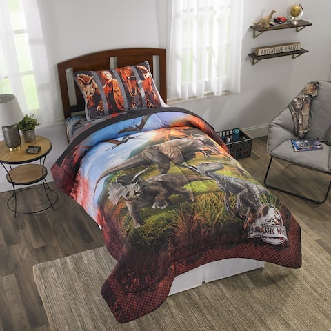 Jurassic World 2 "Eruption" Reversible Comforter