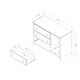 South Shore Cotton Candy 3-Drawer Dresser with Baskets - Thumbnail 17