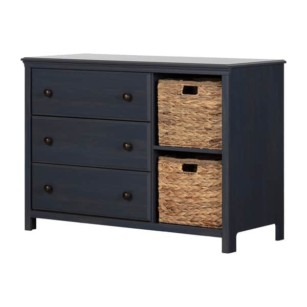 Shop South Shore Cotton Candy 3 Drawer Dresser With Baskets