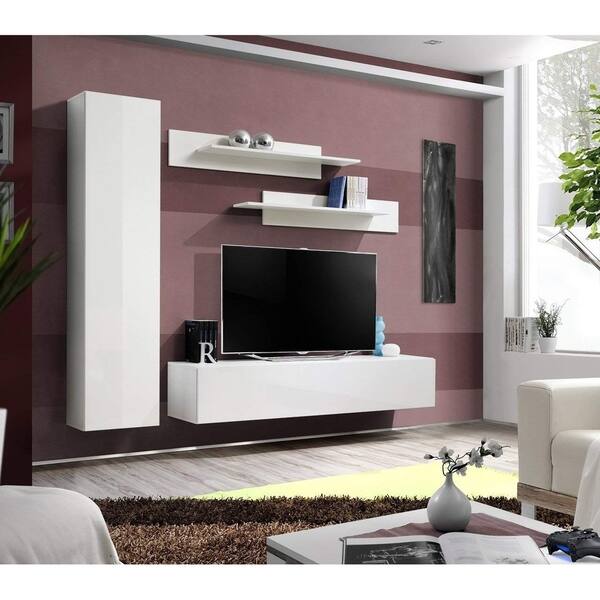 Shop Fly G Wall Mounted Floating Modern Entertainment Center