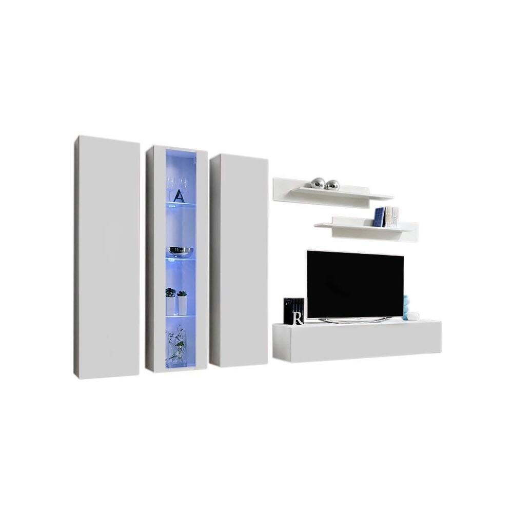 Fly C Wall Mounted Floating Modern Entertainment Center